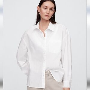 GAP Factory The Big Shirt Oversized Button Down Poplin